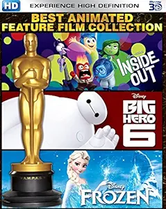 Best Animated Feature Film Collection - Inside Out, Big Hero 6 & Frozen
