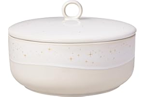 Villeroy & Boch like. by Winter Glow barattolo albero, biscottiera natalizia in porcellana Premium, 19x19x11,5cm