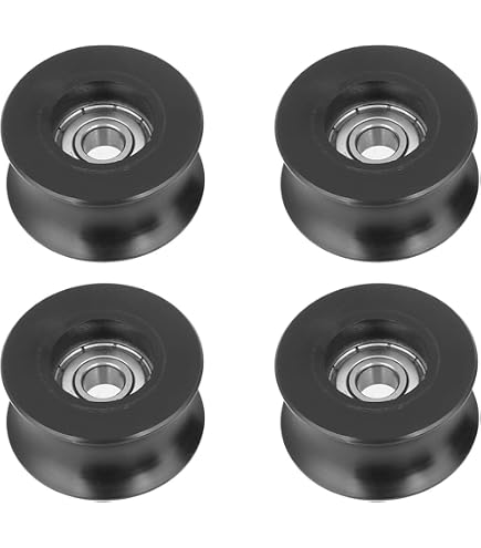 10 Roulements à Billes 5x23x7 Mm - Nylon Et Acier, Pour Meubles, Portes Coulissantes - 5