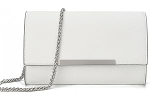 AFKOMST Portafogli clutch per donna,piccole tasche a tracolla e Borse summer Straw Beach con cinghie a catena a tracolla…