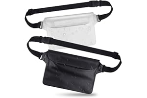 YESLUSY Borsa Impermeabile Mare, Marsupio Impermeabile con Cintura Regolabile, 100% Custodia Impermeabile Smartphone, per Nuoto, Spiaggia, Snorkeling, Kayak, per Tenere il Telefono di All'Asciutto
