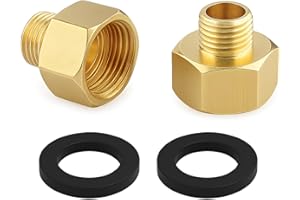 SARIPUTA 2 adattatori a gas GPL 1/2" R x 1/4" LKS fornello a gas, adattatore bombole a gas, connettore in rame, per fornelli a gas, sgabello, fornello da campeggio