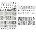 Born Pretty 5Pcs Nail Art Stamp Template Image Plates BPL021-L025