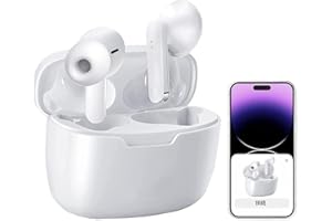 Wabtvkon Ear Buds Wireless Earbuds Bluetooth 5.3 Headphones in Ear, 2025 New Bluetooth Earphones with Noise Cancelling Mic, Bluetooth Earbuds HiFi Stereo Deep Bass 48H for