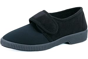 JOMIX Pantofole Donna Invernali Ciabatte da Anziani con Strappo Scarpe Lavabile in Lavatrice