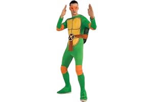Rubie's Officiell kostym – sköldpadda Ninja TMNT-kostym Michelangelo sköldpadda Ninja TMNT, en storlek – CS987251