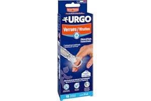 Urgo - Verrues Mains & Pieds - Traitement par cryothérapie - Dès 4 ans - 38ml soit 15 traitements