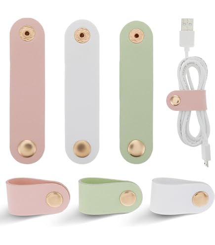 Sourcing Map Kopfhörer-Wickler Silikon 12 Cm – Kabelorganizer Für Kopfhörer, Ladekabel & Mehr, Hellgrün