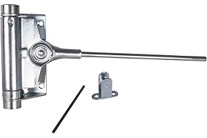 ATTAS Türschließer Feder 25 kg, 40 kg, 60 kg, 80 kg |verzinkt| automatischer Türschließer | Türschließer außen Gartentor Gartentür