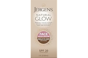 Jergens Natural Glow Healthy Complexion Daily Facial Moisturizer For Medium to Tan Spf 2 60 ml Moisturizer