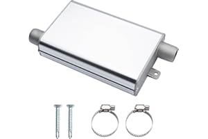 Effitnee Exhaust Pipe Muffler, 24mm/0.94inch Exhaust Silencer For Car Air Diesel Parking Heater for Eberspacher Webasto