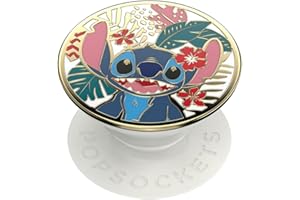 ‎POPSOCKETS PopSockets PopGrip - Rozkładany uchwyt i podstawka do telefonów oraz tabletów z wymiennymi krążkami PopTops - Enamel Stitch