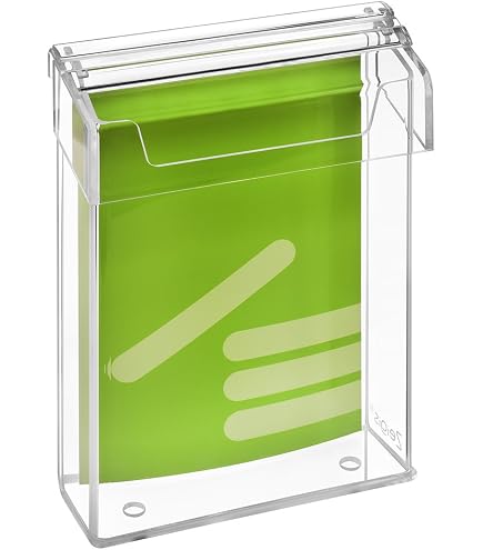 Présentoir Brochures 4 Étages Format 1/3 A4 - Transparent | Pour Comptoir Ou Mur