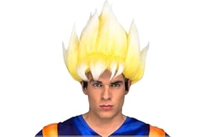 My Other Me Me saiyan Goku Dragon Ball parrucca, Multicolore (230124)