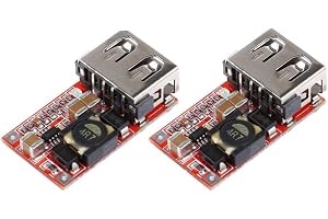 2st DC-DC-omvandlare USB Step Down-modul 6-24V 24V 12V till 5V