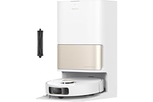 DREAMETECH Dreame L10s Pro Ultra Heat Robot aspirapolvere e lavapavimenti, spazzola per triturazione dei capelli inclusa, mop autopulente con acqua calda, aspirazione 7.000 Pa,pulizia pavimenti con doppio mop