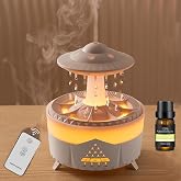 Docoss CloudRain Aroma Diffuser for Home Electric & Humidifier Oil Diffuser for Home – Essential Oil Fragrance Diffuser with