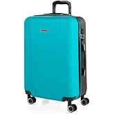 Medium Suitcase with 4 Swivel Wheels for Long Trips Trolley Idea
