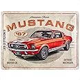 Nostalgic-Art Ford Mustang GT 1967 Retro Tin Sign Gift for Car Accessories Fans Metal Vintage Design Decoration 30x40cm