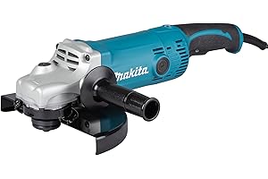 Makita Szlifierka Kątowa, Czarny/Niebieski, 455 x 250 x 132 mm