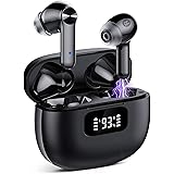 Bluetooth Kopfhörer, Kopfhörer Kabellos mit HiFi Stereo Sound, CVC 8.0 Geräuschisolierung, IPX7 Wasserdicht, 40 Std. Spielzei