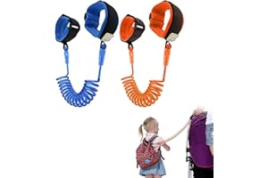 jiele Lot de 2 sangles de poignet anti-perte pour enfant 1,5 m
