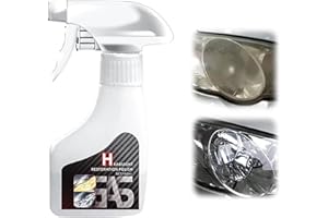 XIAOPINPI Scheinwerfer Aufbereitung Flüssigkeit Set, Auto Scheinwerfer Politur Spray, Autoscheinwerfer Reparaturflüssigkeit, Scheinwerfer Reparaturspray Für Reinigt Und Poliert Vermattete Vergilbte (1Pc)