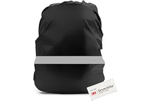 Tomamu 3M Copertura Antipioggia per Zaino - Copri Zaino rifrangente - Realizzato con 3M Scotchlite