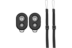 LERKELY Bluetooth Selfie Remote Control Mit Handgelenksarmband, Fernauslöser Selbstauslöser Fernbedienung für i-OS, Android Smartphone[2PCS]