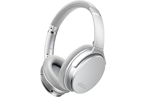 Srhythm NC35 Bluetooth 5.3 trådlösa brusreducerande hörlurar, lätta snabbladdningshörlurar med mikrofon, megabas 50+ timmars