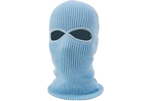 Jungerhouse Balaclava Tricoté Intégral Cagoule 3 Trous 2 Trous Multifonction Coupe Vent Au Chaud Masque Moto Vélo Ski Cagoule Unisexe Sports