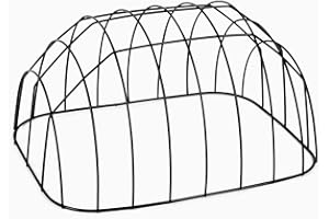 Tigana Metallgitter eckig schwarz 41 x 32 cm Fahrradkörbe (N-45)