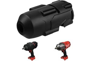 Wjelet Custodia protettiva in gomma per chiave a percussione Milwaukee, ad alta coppia, per avvitatore a percussione M18 1/2" 2767-20, 2863-20, copertura protettiva in gomma resistente