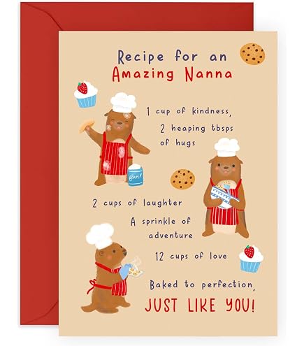 Biglietto Di Auguri Per Nonna Con Torte - Formato 20x15 Cm - Regal Publishing