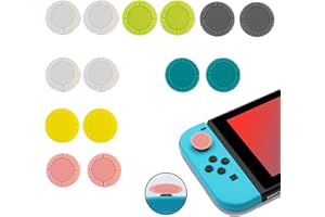 WLVINSON 14 Pezzi Joystick Thumb Grip Cap,Gommini,Replacement Joystick Covers per,Copri Analogici in Silicone,Joystick Caps compatibili con