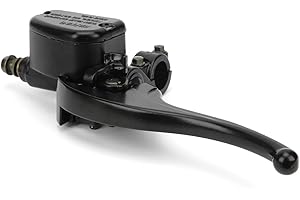 QQMORA Motorrad-Hauptbremszylinder Hydraulischer Kupplungshebel Hauptbremszylinder Links Universal f¨¹r Motorrad mit 7/8-Zoll-Lenker,Sitz und Zubeh?r