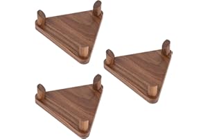 PUERSI Ball Holder Wall Mount Ball Storage Display Wood & Metal for Basketball Football Soccer Volleyball, Rustic Brown