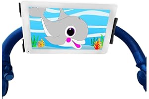 SOVICA Support Tablette Poussette Universel valable pour Tous Les Types de tablettes et de guidons de pousette Virage à 360º Support Tablet Poussette Support Poussette pour Tablette