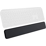 Logitech MX Palm Rest for MX Keys, Premium, No-Slip Support for Hours of Comfortable Typing, Black