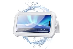LC-dolida Dusch-Telefonhalterung, wasserdicht, 480 Grad drehbar, Dusch-Telefonhülle, Badezimmer, Wandhalterung für iPhone 14, 13, 12, 11 Pro Max, XS, XR bis zu 17,3 cm (6,8 Zoll) Handy