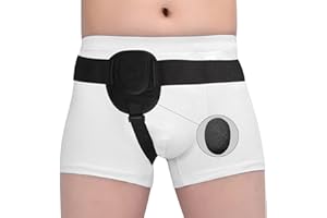 FARMIGOOD Hernia Belt for Men, Hernia Belt for Left or Right Side Hernia Support with Removable Compression Pads Post Surgery Men's Inguinal Hernia Support Truss for Inguinal, Femoral, Groin Hernias (One Size)
