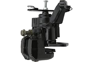 EVGATSAUTO Motorrad Hinterradbremssattel, Stahllegierung Go Kart Hinterradbremssattel mit Bremsbelag Universal für 110 Cc 125 Cc 150 Cc 200 Cc 250 Cc Motor ATVs Quad Bikes