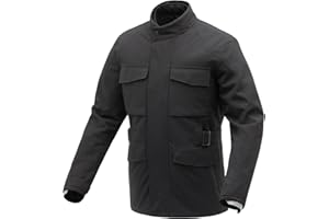 Tucano Urbano giacca moto invernale ORBIS HYDROSCUD. Giubbotto scooter uomo termico, antivento ed antipioggia. Con protezioni RE ZERO. Giacca moto uomo laminata certificata CE classe A. Nero