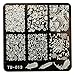 Tonsee DIY Nail Art Stamp Template Image Plates Polish Stamping Manicure Image, 6cm*6cm (TU-013)