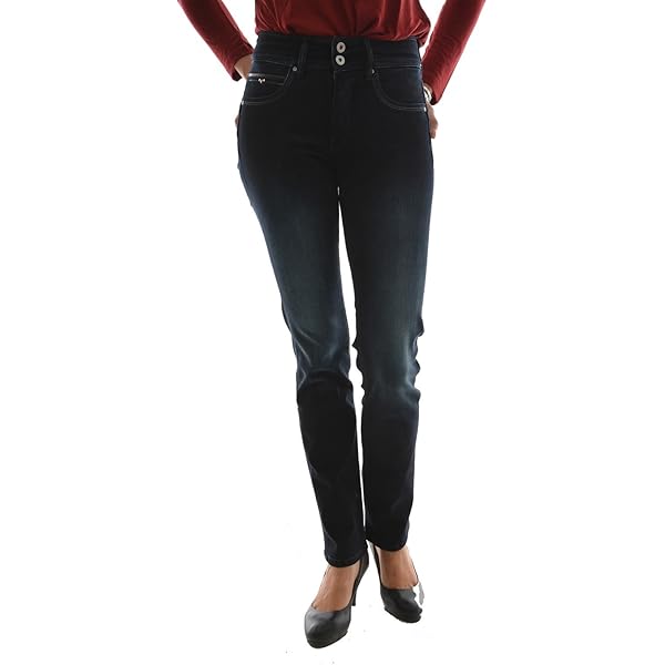 GIN TONIC Jeans Jeans Da Donna Slim-Fit In Blu Luminoso TGL 32/30 - Foto 7