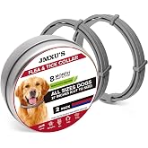 Jmxu's Flea and Tick Collar for Dogs, Flea and Tick Prevention for Dog, 27 inch, 16 Months Protection, Pack of 2