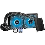 ARCTIC Liquid Freezer II 240 RGB (incl. Controller) - Refroidisseur à eau pour processeur AIO multi-compatible avec RGB, comp