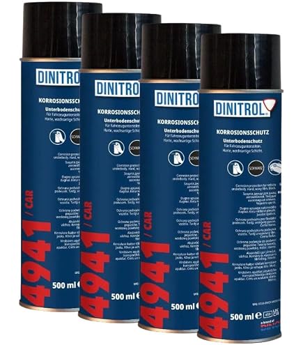 Cire Transparente Dinitrol 1000 - 2x500ml - Protection Anti-corrosion Voiture