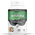 Aktive Kohle 200 mg - 200 Kapseln