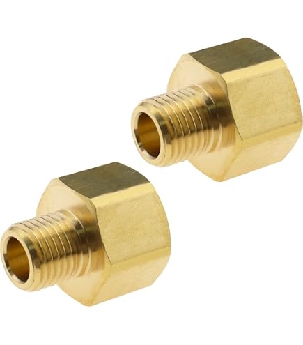 Raccord Nettoyeur Haute Pression M22 14mm Mâle Vers 15mm Femelle - Laiton 4500PSI - Joint Étanchéité